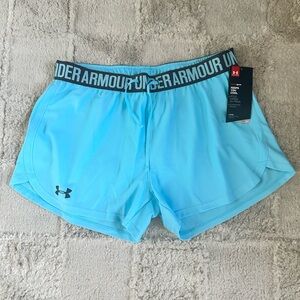 Under Armour Women's Light Blue Athletic Shorts